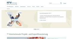 Desktop Screenshot of kfw-ipex-bank.de